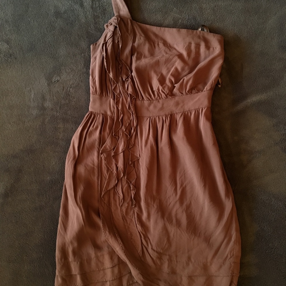 BCBG Light Brown Dress